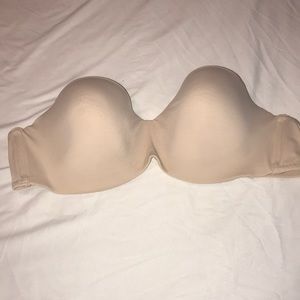 NWOT beige strapless bra